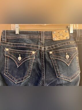 Miss Me Dark Blue Embellished Women's Jeans